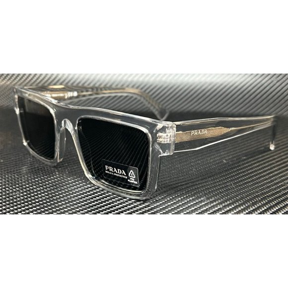 NEW Prada Mens Transparent 52mm Mens Sunglasses